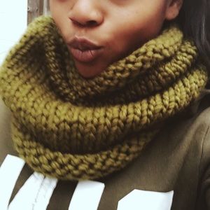 Forest Green Pullover Cowl