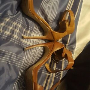Steven madden marlene cognac heels