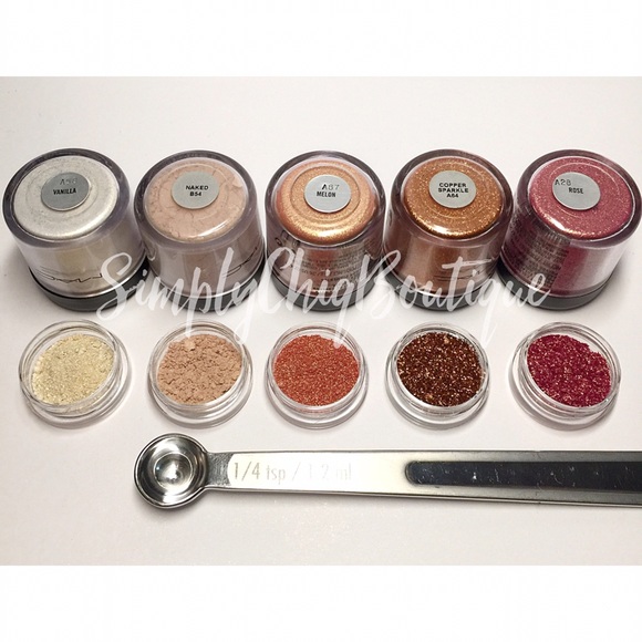 AUTH MAC Top Selling Pigments Sample Set of 5 - Picture 2 of 4