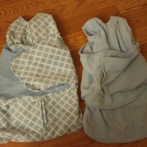 Halo newborn sleep sacks swaddle fleece