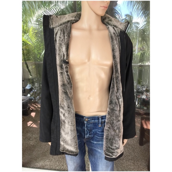 Armani Collezioni Black Jacket Full Zip SZ XL
