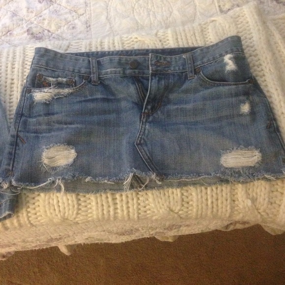 Abercrombie and Fitch jean mini skirt