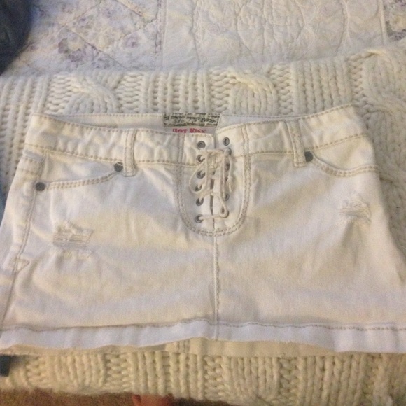 White Mini Skirt