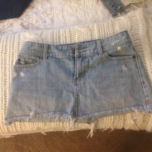 Abercrombie and Fitch jean mini skirt
