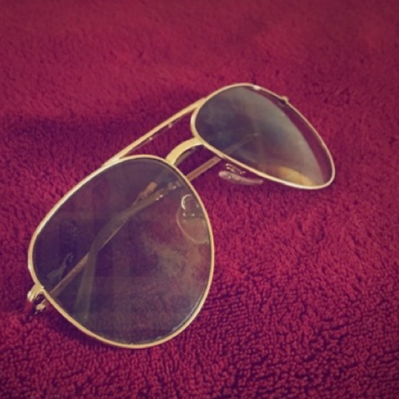 Gold Burberry shades (foldable)