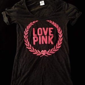 VS Pink sequined tee