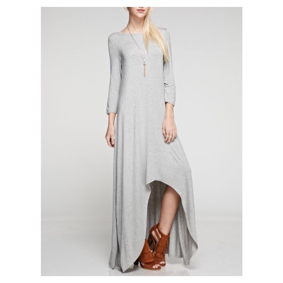 ✨Long Sleeve High/Low Maxi Dress, - Picture 6 of 7