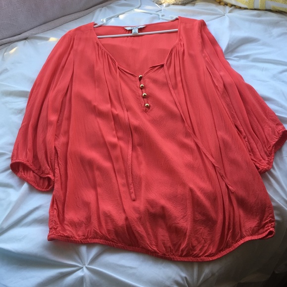 Old navy coral blouse