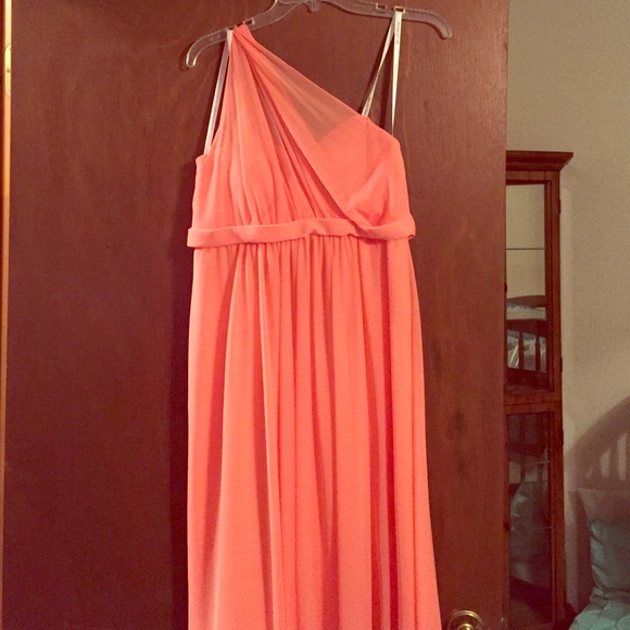 Asymmetrical chiffon dress