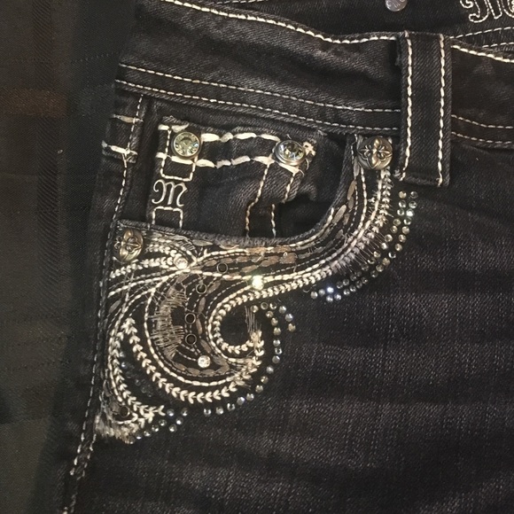 💜Miss Me black wash jeans.💜