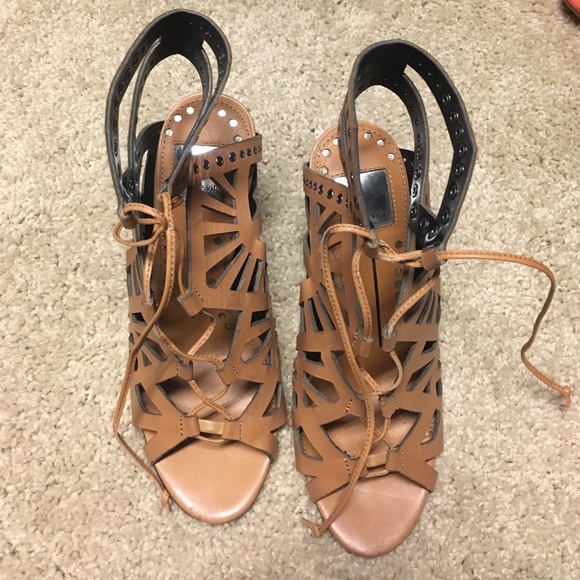 Dolce Vita Size 7 Lace Up Heels - Picture 2 of 4