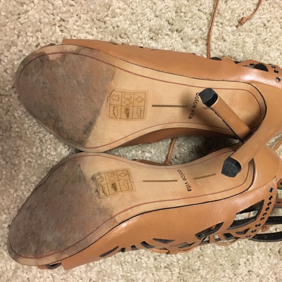 Dolce Vita Size 7 Lace Up Heels - Picture 3 of 4