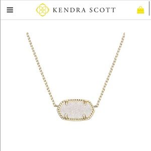 Kendra Scott Elise iridescent gold necklace