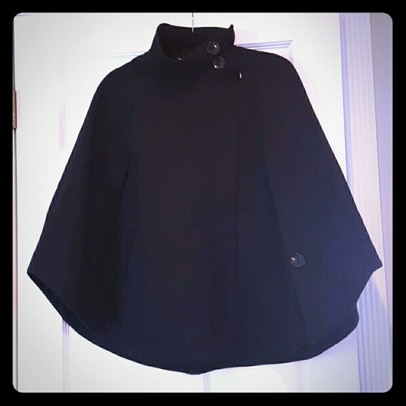 White House Black Market Wool Cape Coat LASTCHANCE