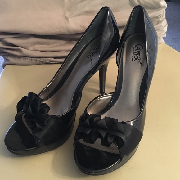 Carlos black heels - NWOT never worn