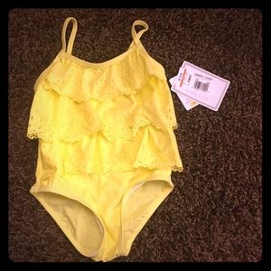 Bright Yellow Swim Suit NWT
