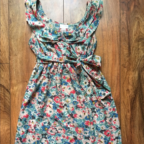 Motherhood Maternity Belted A-Line Dress