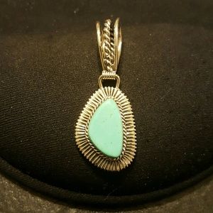 Beautiful Turquoise and Silver Slider