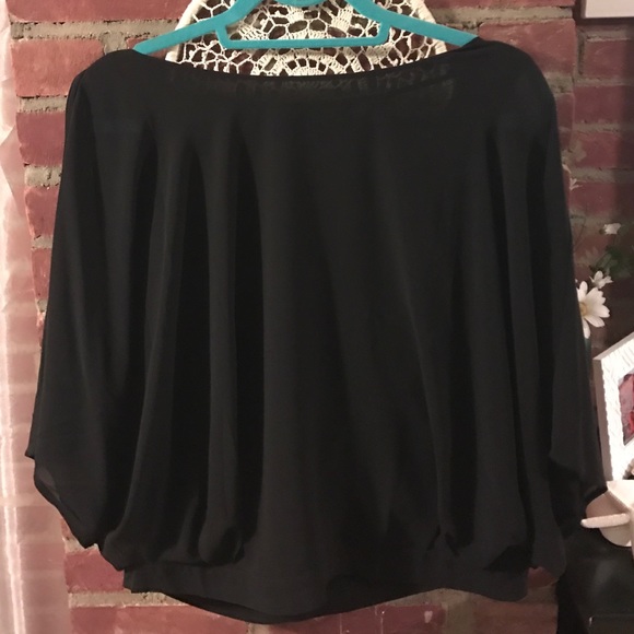 Naked Zebra Black Blouse