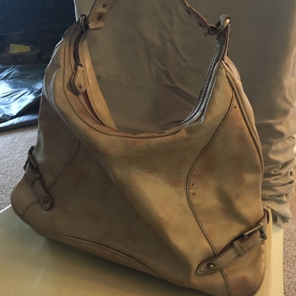 Liz Claiborne tan hobo handbag