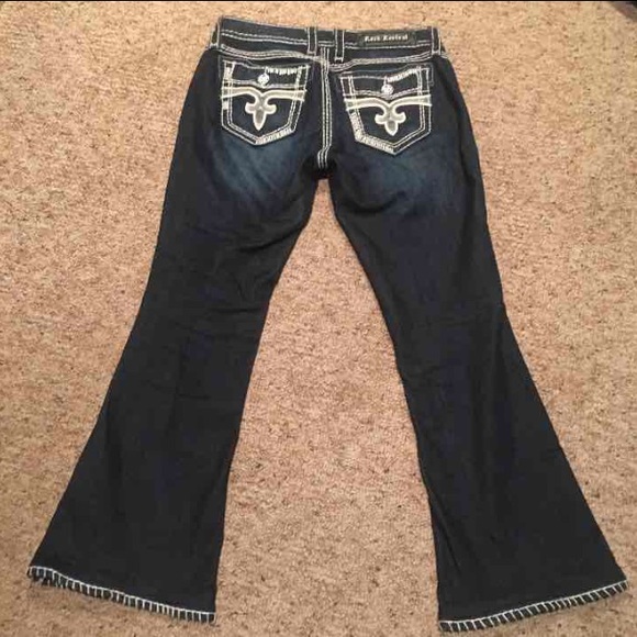 ❌SOLD❌29X29 Rock Revival Jayne Flares - Picture 3 of 4
