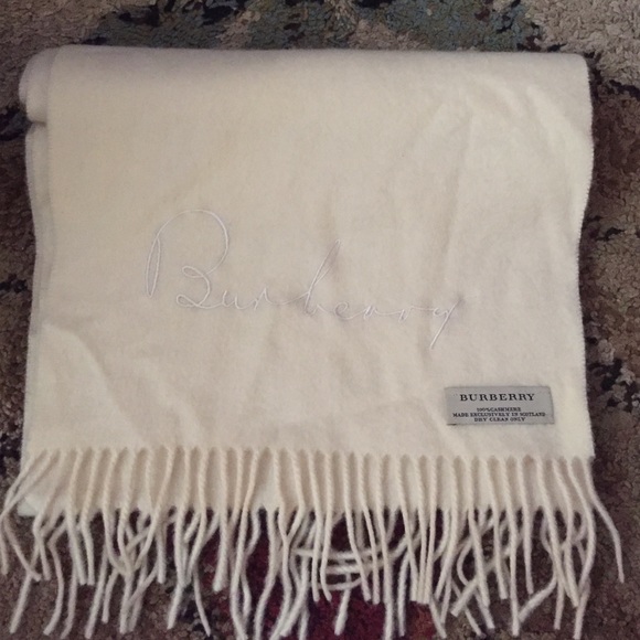 Authentic Burberry cashmere scarf