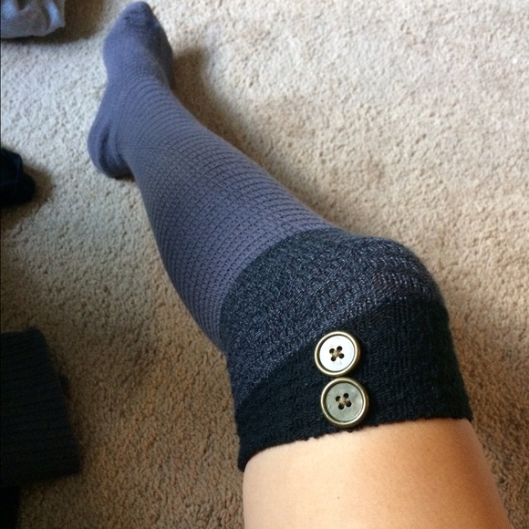 Super warm and cute Knee high socks small/medium