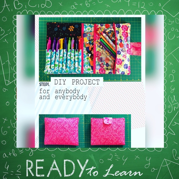 ❤️QUILTED PENS/PENCIL ORGANIZER❤️