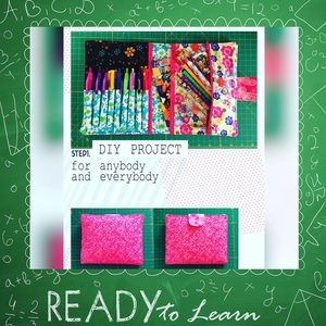 ❤️QUILTED PENS/PENCIL ORGANIZER❤️