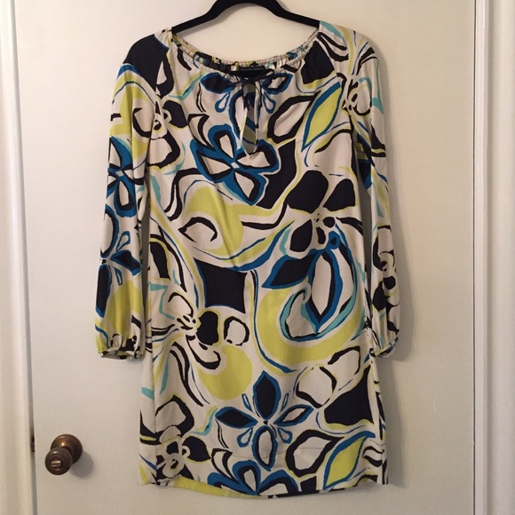 Banana Republic 100% silk pattern dress XS - Picture 1 of 2