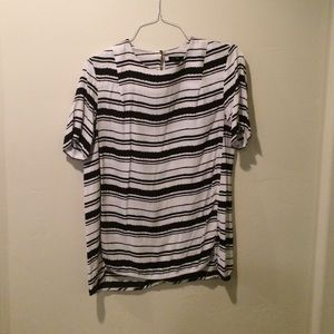 Black and White Striped Shirt