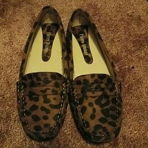 Leopard print loafers