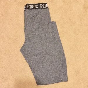 PINK by Victoria's Secret Gray Leggings Size M