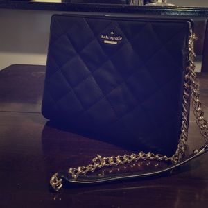 Excellent condition quilted black Kate Spade purse