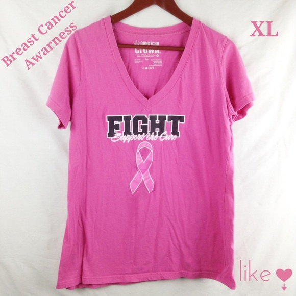 Women's Breast Cancer Awareness V-Neck T-Shirt