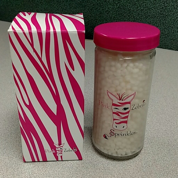 Pink zebra sprinkles