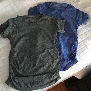 EEUC 2 Be Maternity workout tops; Size small/med