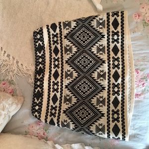 Tribal patterned mini skirt from Top Shop