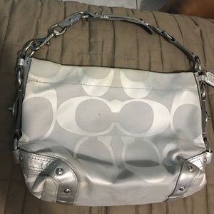 Coach Silver Satchel
