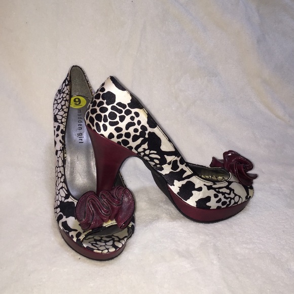 Madden Girl peep toe heels