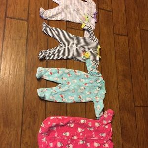 Baby girl sleepers
