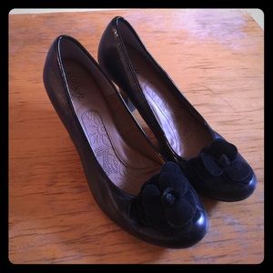 Heals super comfy! 8.5US real leather heels!