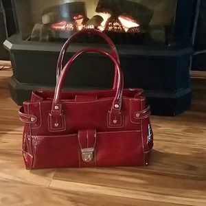 Red liz Claiborne purse