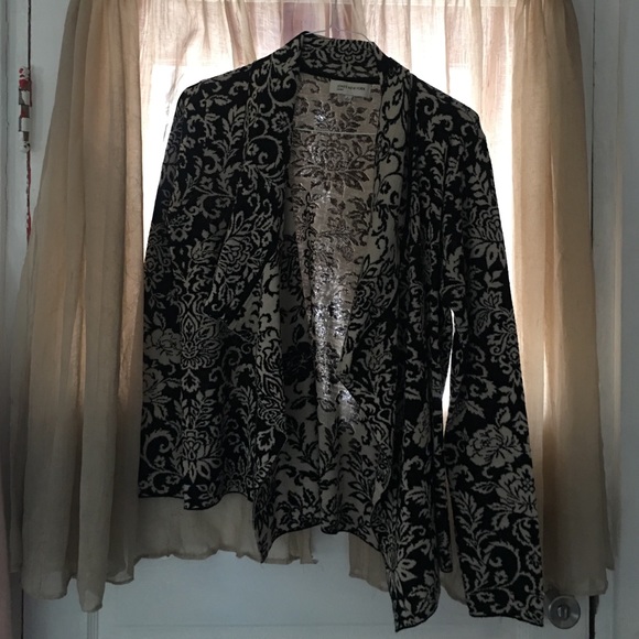 Open front sweater