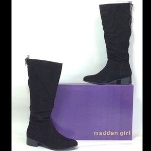 Madden girl black boots 8.5