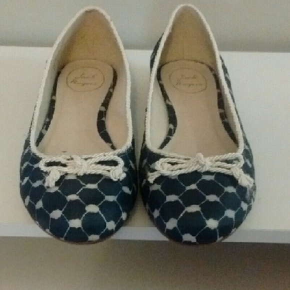 Navy & Off-White Flats, Jack Rogers size 9
