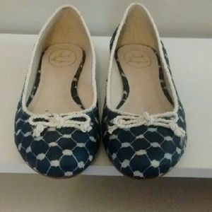 Navy & Off-White Flats, Jack Rogers size 9