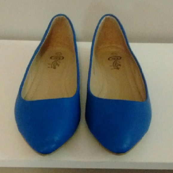 Blue flats, size 8.5