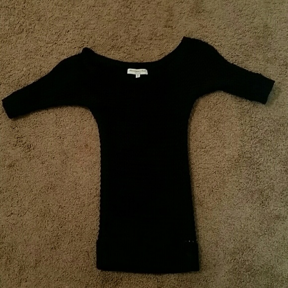 A&F blue knit long sweater - Picture 1 of 3