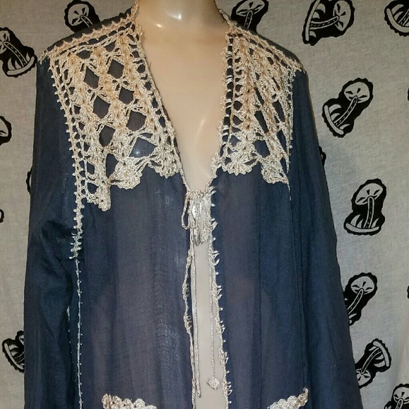 This BoHo Style Semi Sheer Maxi Duster